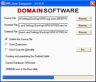 Zone File Comparer