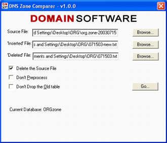Zone File Comparer